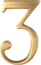 Zogometal Numbers 930 No 3 Matte Gold