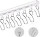 Set șină tavan Vevor 9,9 ft/3 metri adeziv despărțitor de cameră alb