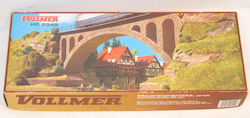 Vollmer Modellfigur Gerader Steinbogenbrücke 1:87 2549