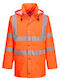 Portwest Portwest Arbeitsjacke mit abnehmbarer Kapuze Orange