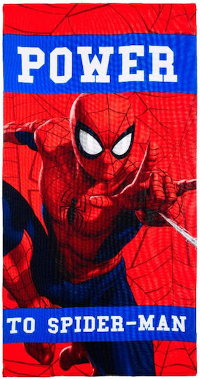 Πετσέτα Παραλίας Αγόρι Spiderman-ye18130-red