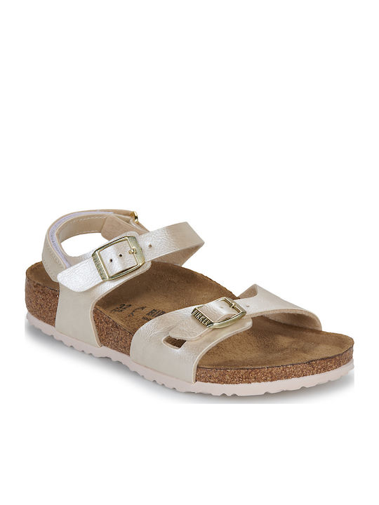 Birkenstock Παιδικά Πέδιλα Rio Ανατομικά Μπεζ