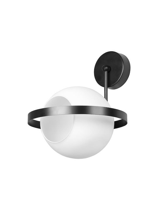 City Lux Modern Lumină de Perete cu Soclu E27 Negru