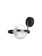 City Lux Modern Lumină de Perete cu Soclu E27 Negru