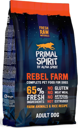 Alpha Spirit 1кг Суха Храна за Кучета с Месо, Риба и Ориз