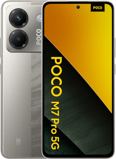 Xiaomi Poco M7 Pro NFC 5G Dual SIM (8/256GB) Ασημί