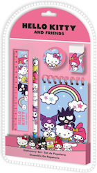 Hello Kitty Freunde Schreibwaren-Set 5-teilig 6 Stück