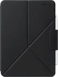 Pitaka Folio 2 Case Compatible With iPad Pro 12.9 Inch 2018 2020 2021 2022 iPad Air 13 Inch 2024 Black