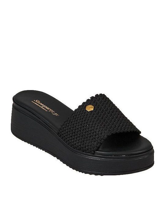 Elenross Women's Platform Shoes Black