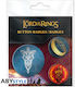 Κονκάρδες 3 Τεμ Lord Rings Badge Pack Middle Earth Abyacc570