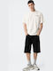 Herrenshorts Jeans Black