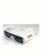 Woman's Fashion Unisex Sunglasses with White Plastic Frame G-100