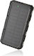 Naxius NXPBWN-S30 Solar Power Bank 30000mAh 22.5W with USB-A Port and USB-C Port Black