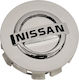Nissan Chrome Silver Wheel Center Cap 70mm 1pc