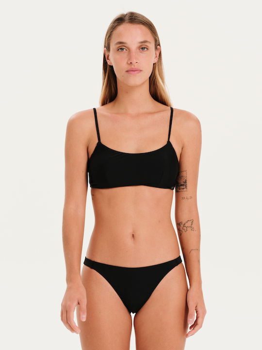 Set Bikini με Αφαιρούμενη Ενίσχυση Μαύρο