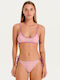 Bikini Set Top & Slip Bottom with Adjustable Straps Orange