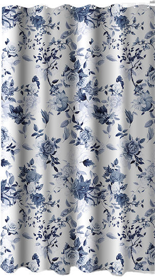 Ionion Shower Curtain Fabric 180x180cm Blue