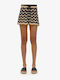 D3 Ovin Zigzag Knit Shorts Women's Shorts Navy Gold Χρυσο - Navy Gold Gold