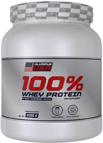 Olympus Usa 100% Whey Πρωτεΐνη Ορού Γάλακτος με Γεύση Σοκολάτα 2kg