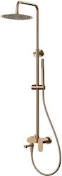 Sparke Shower Column Folice-09 Rose Gold Sparke Shower Column Folice-09 Rose Gold