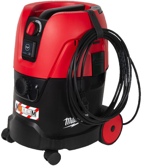 Milwaukee Σκούπα Υγρών / Στερεών 1200W με Πλαστικό Κάδο 25lt