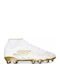 Skechers SKX 1.5 Academy FG High Football Shoes with Cleats White