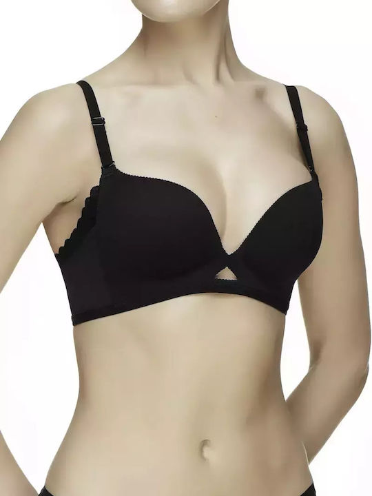 Lauma Lingerie Black Σουτιέν Liegestütz mit Bügel
