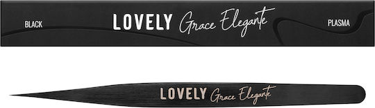 Lovely Grace Elegante Black Series Standard Straight Λαβίδα Τοποθέτησης Βλεφαρίδων