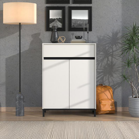 Ξύλινη Παπουτσοθήκη Flannan 2k1f2v 80x40x110cm