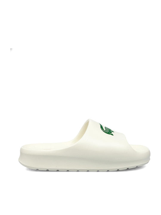 Lacoste Σαγιονάρες σε Λευκό Χρώμα