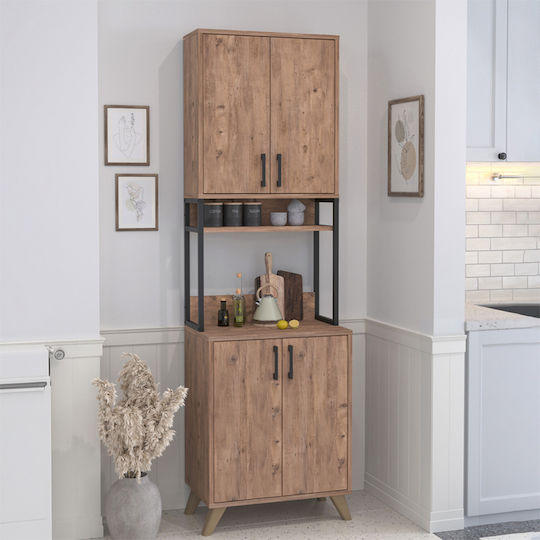 Sedef Επιδαπέδιο Ντουλάπι Pine Oak 61x40x202.1εκ. Sedef Επιδαπέδιο Ντουλάπι Pine Oak 61x40x202.1εκ.