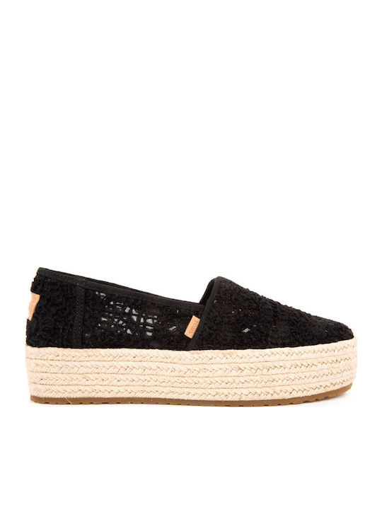 Toms Valencia Women's Espadrilles Black