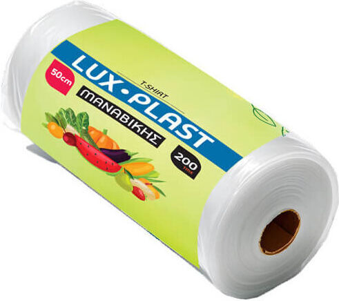 Lux Plast Σακουλα Ρολο Φανελακι Νο 50 200τεμ 1-56168