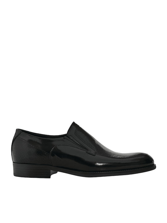 Antonio Shoes Men's Leather Casual Shoes Black