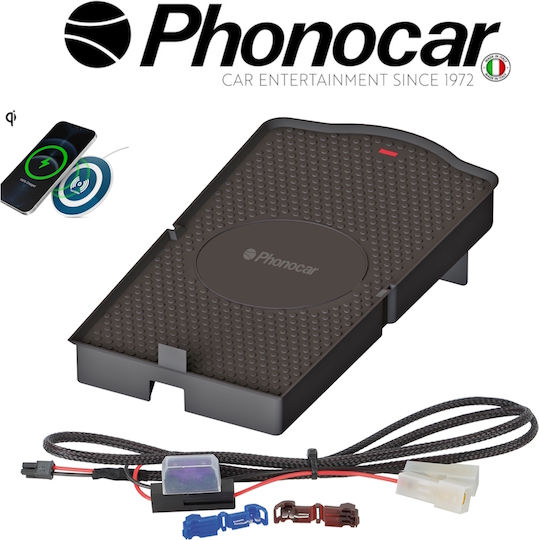 Phonocar Car Mobile Mount with Anti-Slip Surface Black