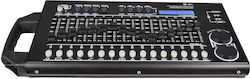 QTX Sound DMX Controller Κονσόλα Φωτισμού με 512 Κανάλια Ελέγχου / 10 Εισόδους XLR με Τοποθέτηση Rack 5015972226421