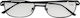 4teen-4ty Reading Glasses +1.50 Black 40468