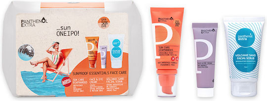Panthenol Extra Σετ με Αντηλιακό Προσώπου & Νεσεσέρ SPF50 4τμχ