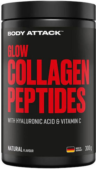 Body Attack Glow Collagen Peptides with Hyaluronic Acid 300gr Natural