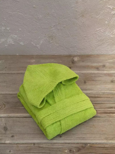 Nima Halat de Baie pentru Copii Wizard Bright Green cu Glugă