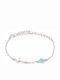 Prince Silvero Kids Bracelet from Silver with Σταυρό