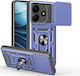 Orso Combo Kickstand Slide Back Cover Blue (Poco M7 Pro 5G)