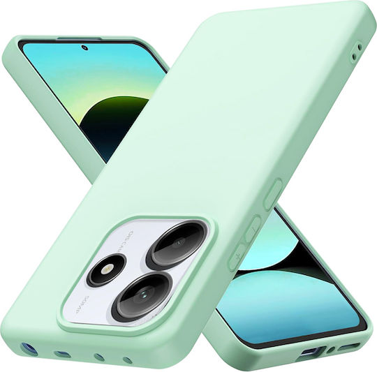 Orso Rubber Silk Back Cover Σιλικόνης Πράσινο (Poco M7 Pro 5G)
