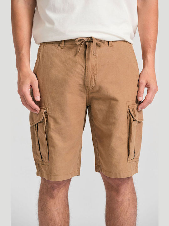 Funky Buddha Men's Shorts Cargo Beige