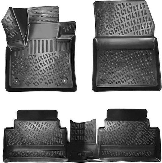 Umbrella Set Covorașe Față și Spate 4buc din Furtun pentru Citroen C5 Aircross 2017 Negre
