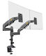 NBmounts H180 Стойка за 2 Монитори до 27" с Рамо Черна