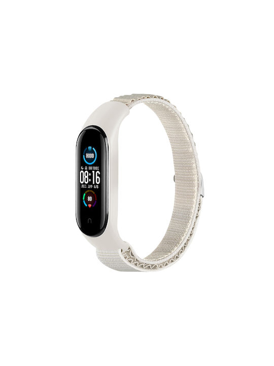 Leewello Curea Tesatura Alb (Mi Band (Xiaomi) M...