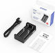 XTAR MC2 V2 USB Charger 2 Batteries Li-ion Size...