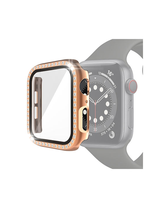Пластмасов Калъф в Розово злато цвят за Apple Watch Series 3, 2, 1 42 мм