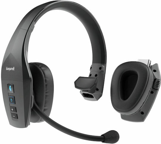GN Audio BlueParrott S650-XT Безжични Надушници Мултимедийни слушалки с микрофон и връзка 3,5 мм жак / Bluetooth / NFC в Черен цвят